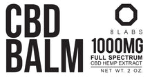 8Labs CBD Full Spectrum Organic CBD Balm 1000MG | 8LABS CBD