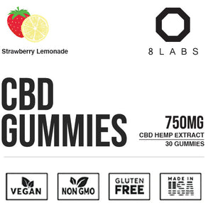 **NEW** Full Spectrum Organic CBD Gummies (30 Count) | 8LABS CBD