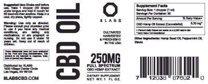 8Labs CBD Full Spectrum Organic CBD Oil 250MG